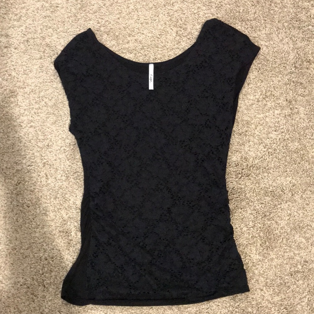 Black Size Small Lace Top. Smoke Free Home